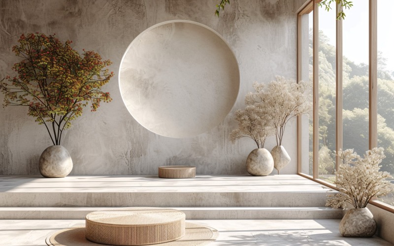 Podium för kosmetiska produkter Boho Style 96