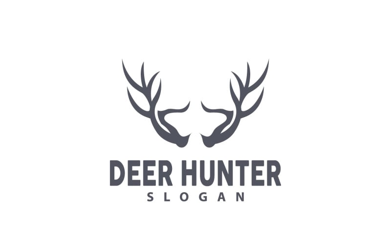 Deer Logo Deer Hunter Forest Animal V13