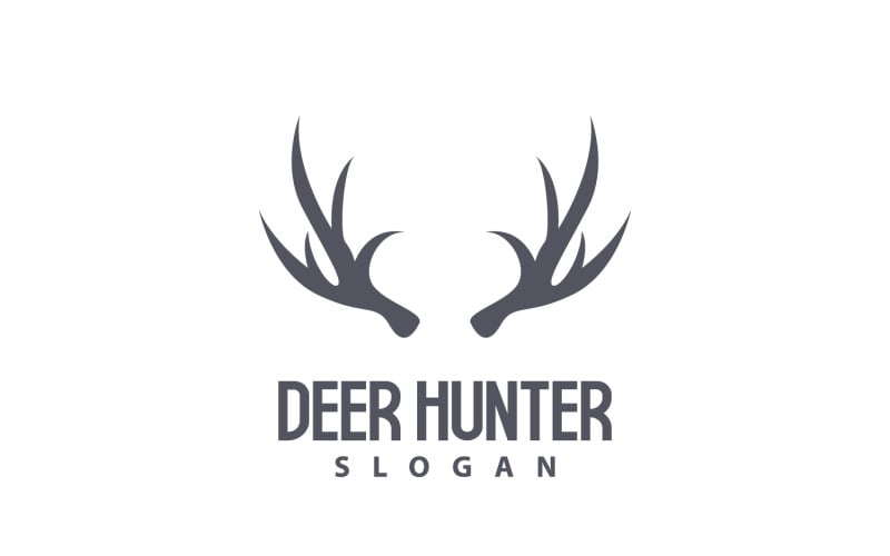 Deer Logo Deer Hunter Forest Animal V3
