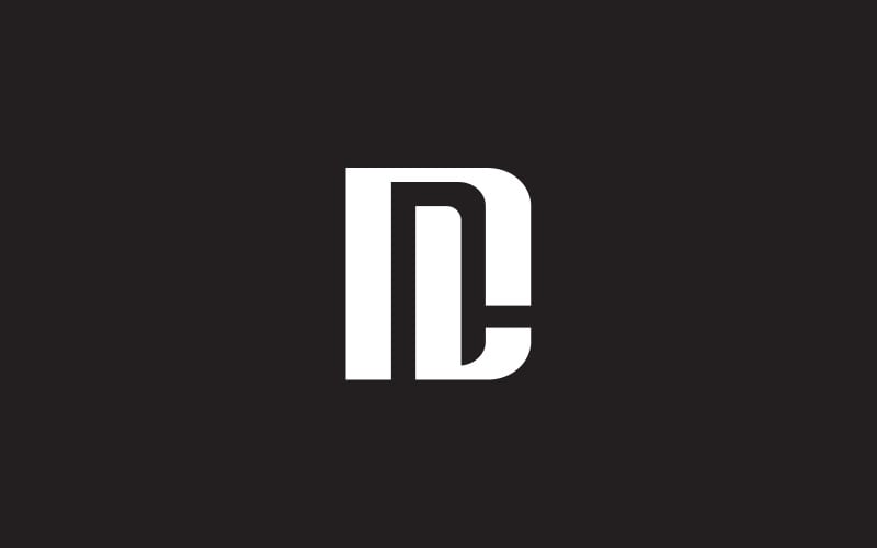 Design de logotipo com letra DL ou LD