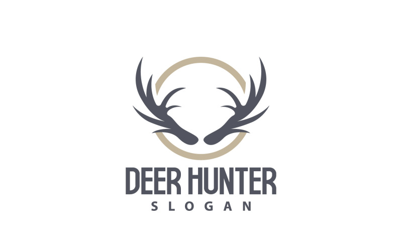 Deer Logo Deer Hunter Forest Animal V19