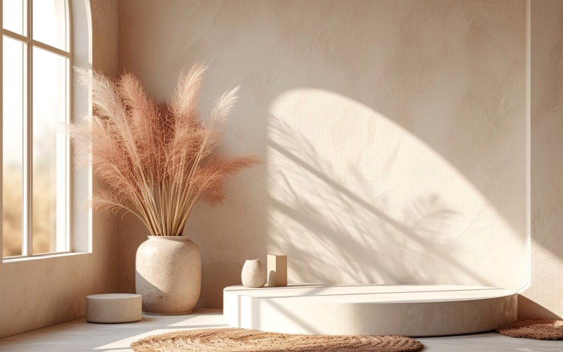 Pódium kozmetikai termékek kirakatához Boho Style 175
