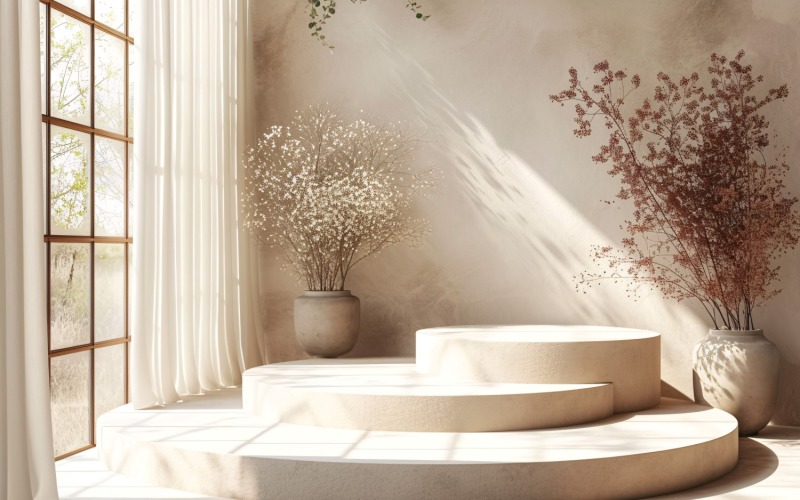 Pódium pro ukázku kosmetických produktů Boho Style 153