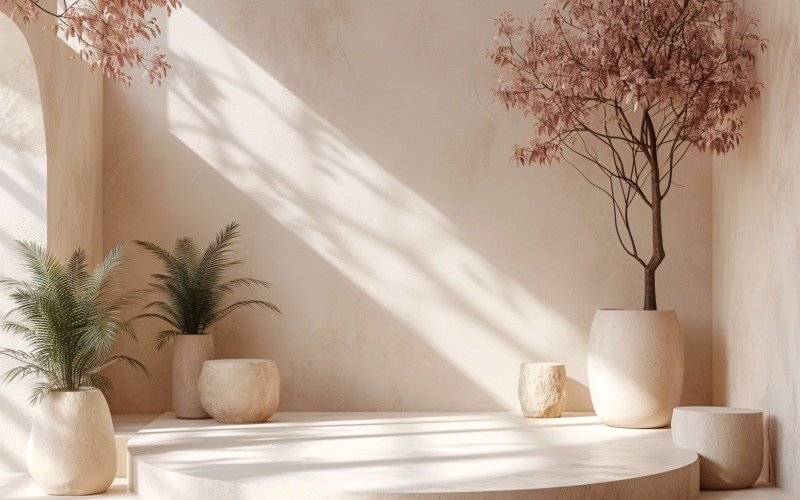 Pódium pro ukázku kosmetických produktů Boho Style 173
