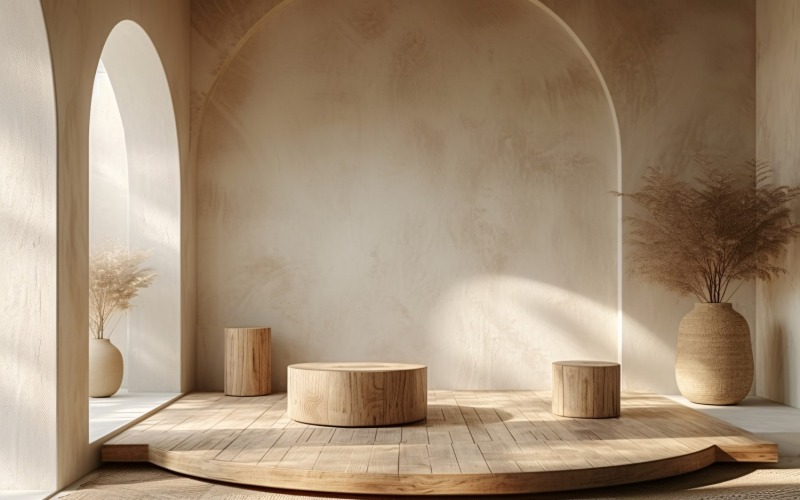 Podium för kosmetiska produkter Boho Style 247