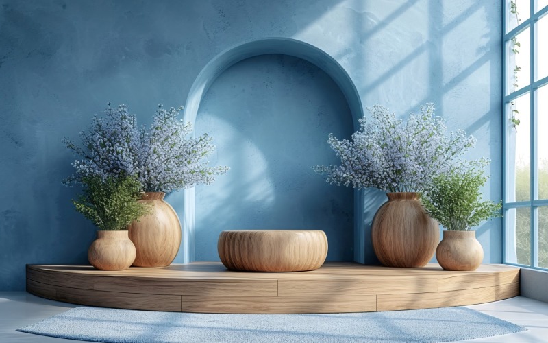 Fa pódium termékbemutatóhoz Boho Style 331