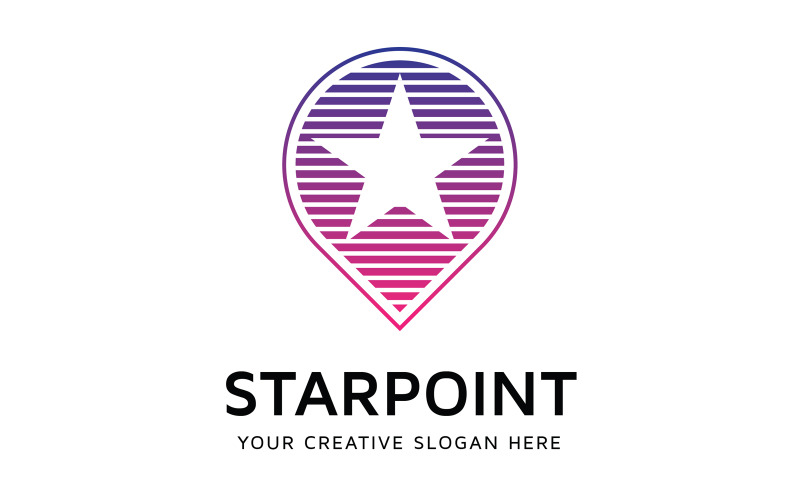 Star Point logó tervezősablon