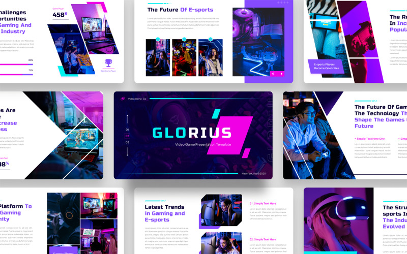 Glorius - Modello di presentazione per videogiochi