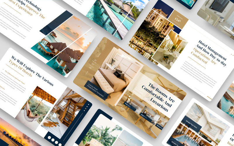 Niebo - Luksusowy Hotel Szablon Google Slide