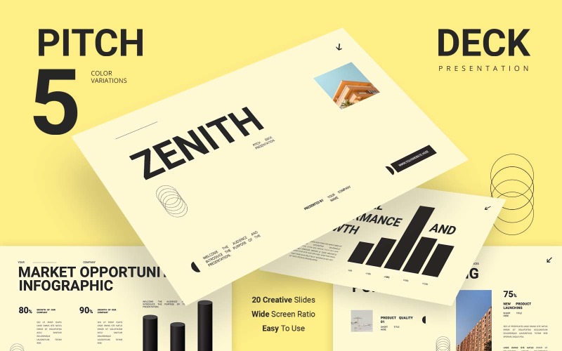 Zenith - Pitch Deck Google Slides-sjabloon