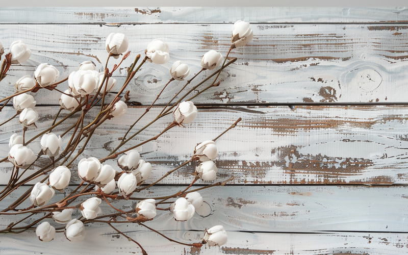 Feestelijke herfsttakken, bloemen Rustieke houten tafel. 109