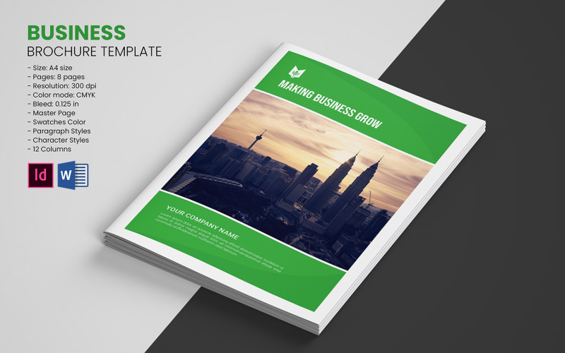 Modèle de brochure d'entreprise