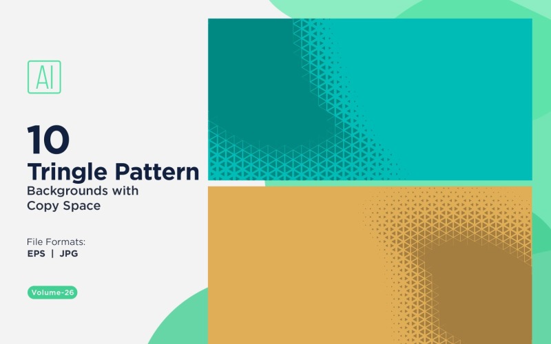 Bakgrund för dynamiska trianglar för kreativa projekt 26