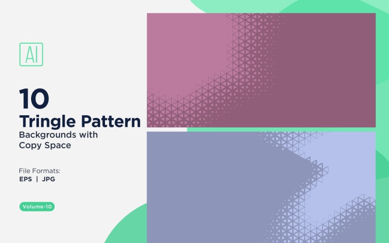 Fondo con patrón de triángulos dinámicos para proyectos creativos 10