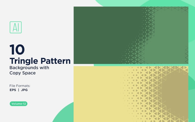 Fondo con patrón de triángulos dinámicos para proyectos creativos 12