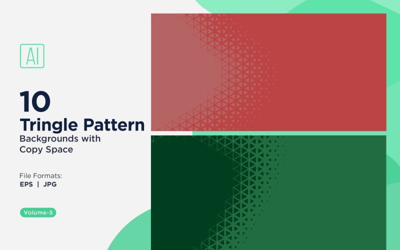 Motif de triangles dynamiques pour projets créatifs 05