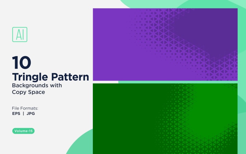 Motif de triangles dynamiques pour projets créatifs 15