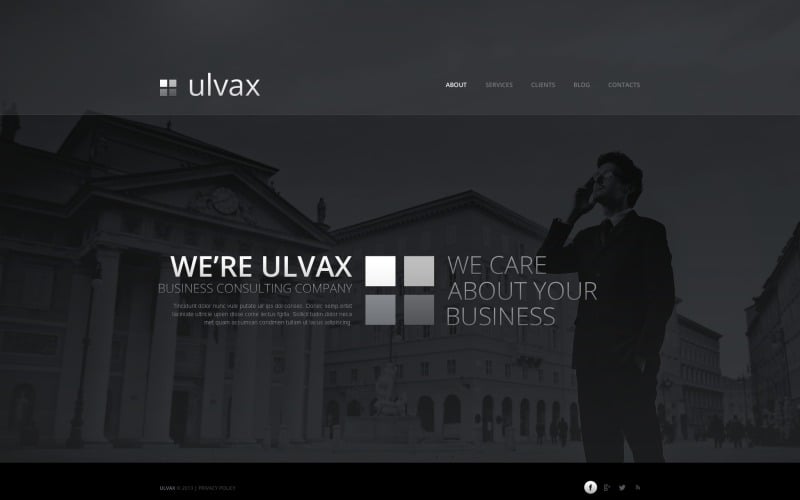 Management Company Website Template