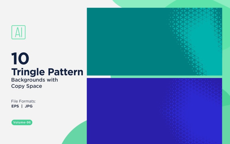 Dinamikus háromszög mintás háttér kreatív projektekhez 96