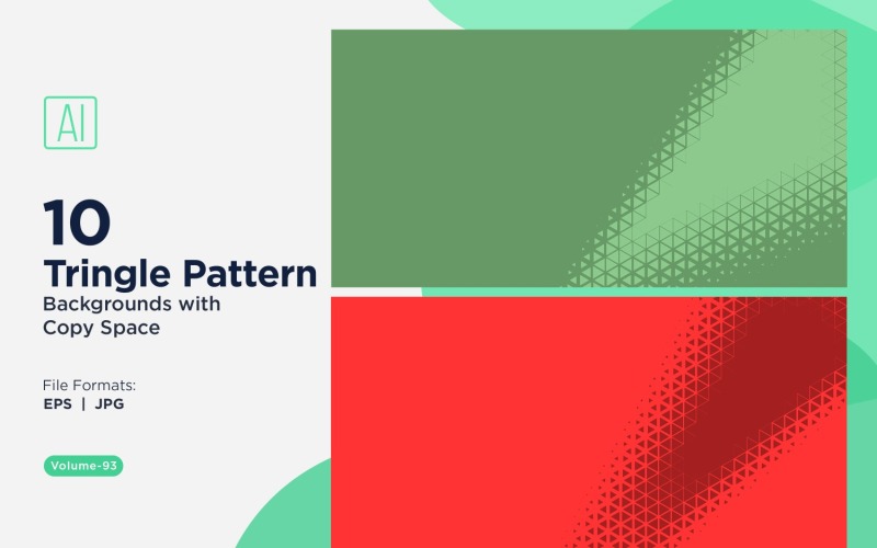 Dynamic Triangles Pattern Background for Creative Projects 93