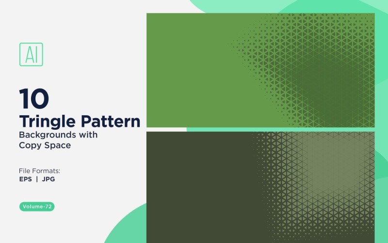 Dynamischer Dreiecksmuster-Hintergrund für kreative Projekte 72