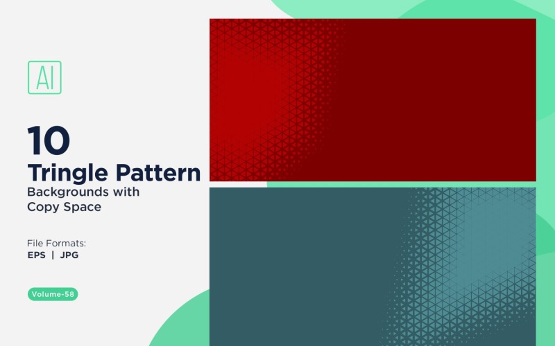 Fondo con patrón de triángulos dinámicos para proyectos creativos 58