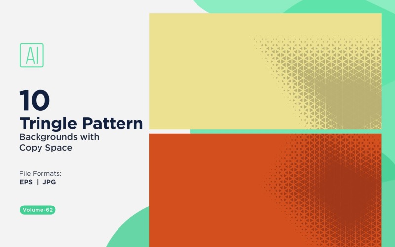 Fondo con patrón de triángulos dinámicos para proyectos creativos 62