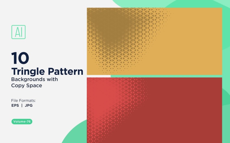 Fondo con patrón de triángulos dinámicos para proyectos creativos 76