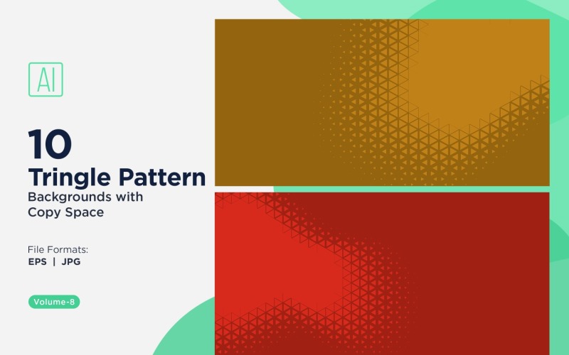 Motif de triangles dynamiques pour projets créatifs 08