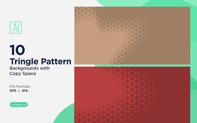 Motif de triangles dynamiques pour projets créatifs 16