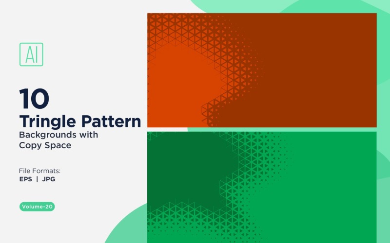 Motif de triangles dynamiques pour projets créatifs 20