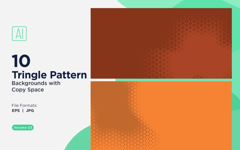 Motif de triangles dynamiques pour projets créatifs 23