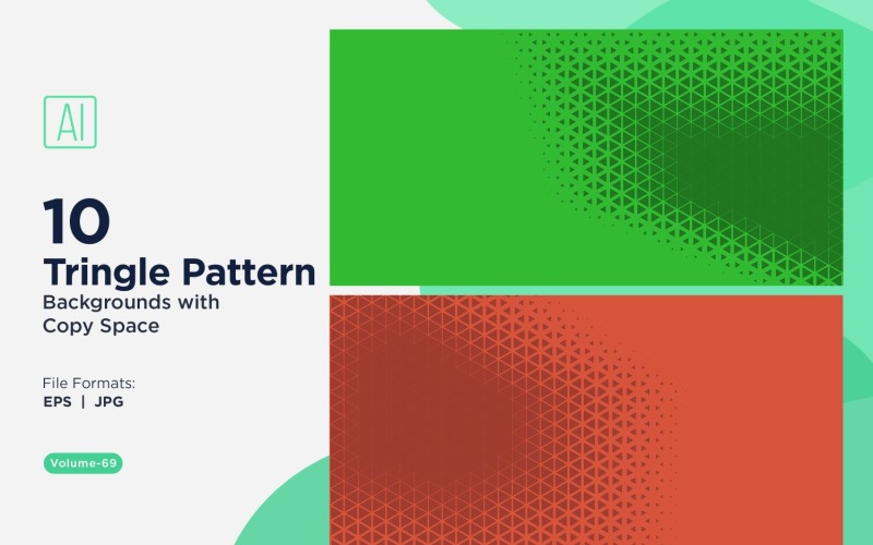 Motif de triangles dynamiques pour projets créatifs 69