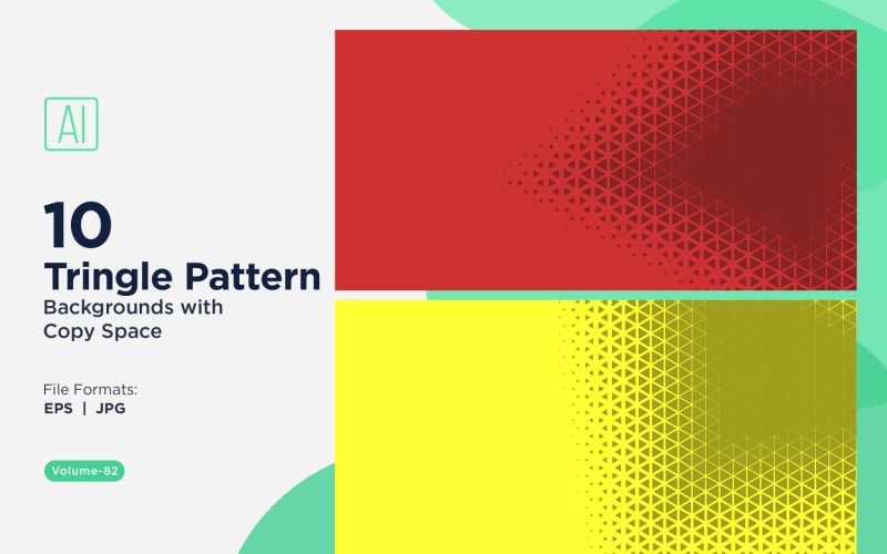 Motif de triangles dynamiques pour projets créatifs 82