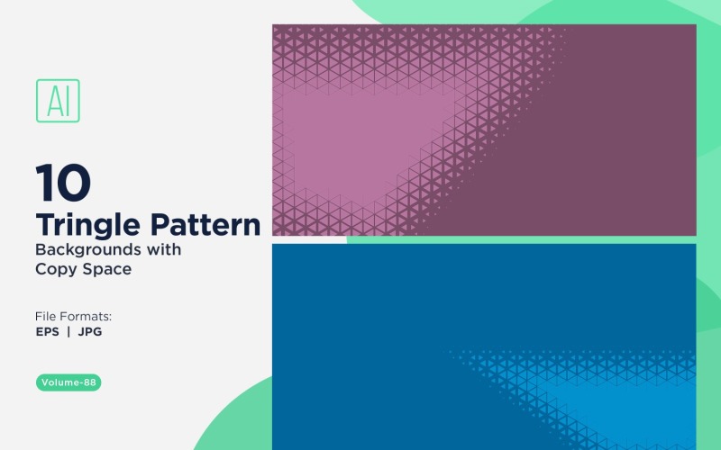 Motif de triangles dynamiques pour projets créatifs 88