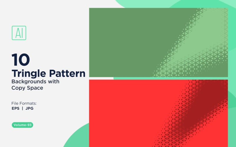 Motif de triangles dynamiques pour projets créatifs 93