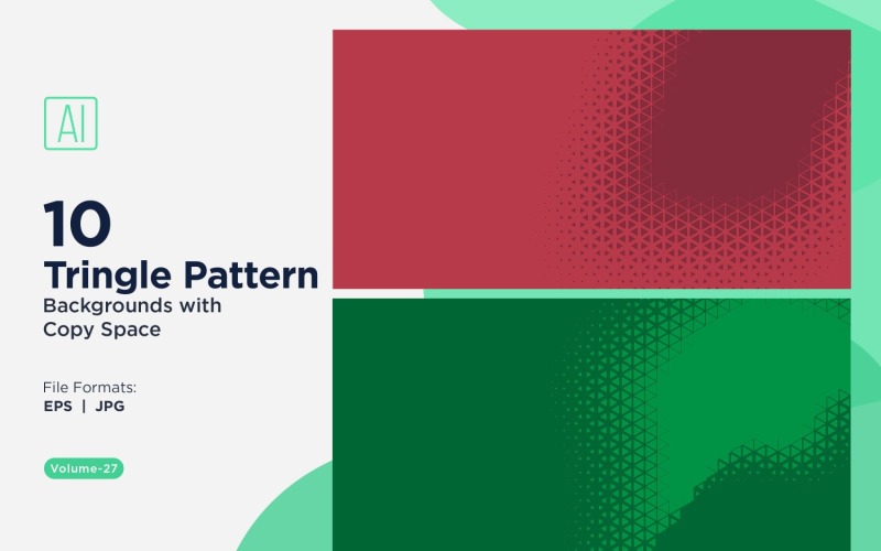 Padrão de triângulos dinâmicos para projetos criativos 27