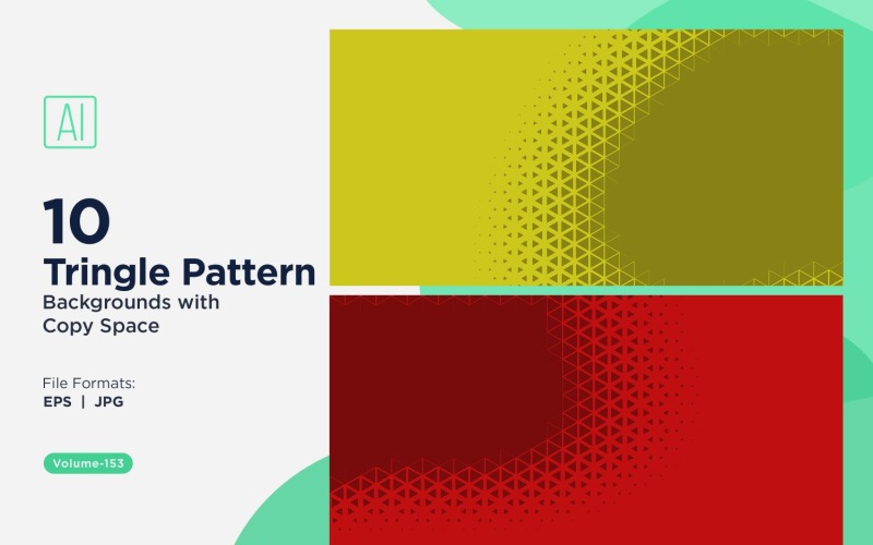Фон візерунка динамічних трикутників для творчих проектів 153