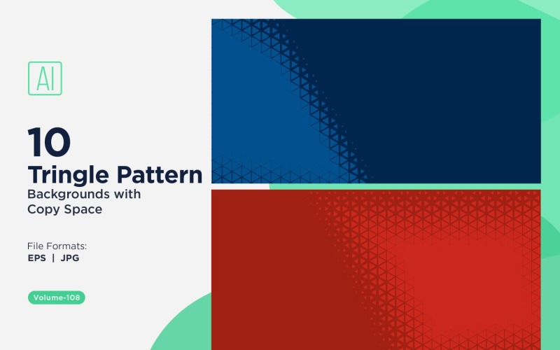 Fondo con patrón de triángulos dinámicos para proyectos creativos 108