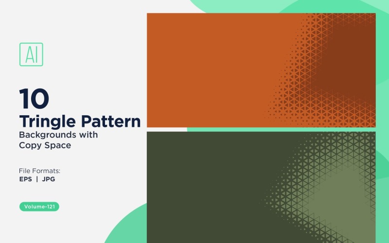 Fondo con patrón de triángulos dinámicos para proyectos creativos 121