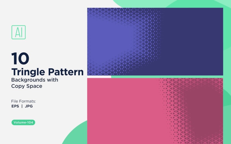 Motif de triangles dynamiques pour projets créatifs 104