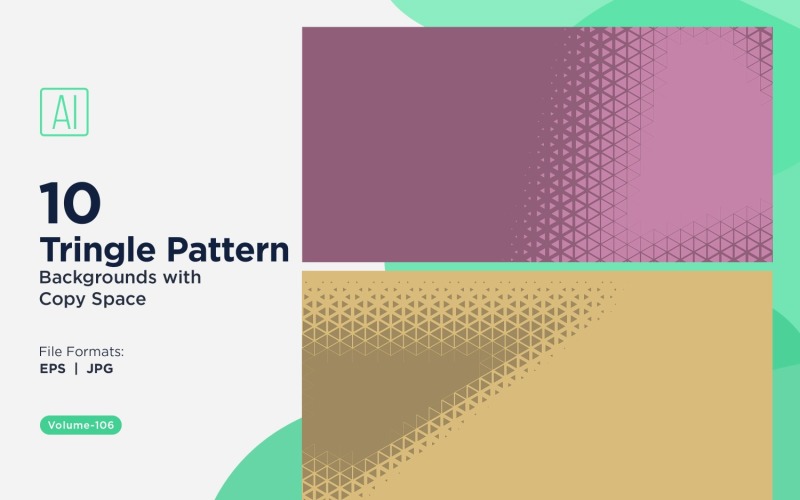 Motif de triangles dynamiques pour projets créatifs 106