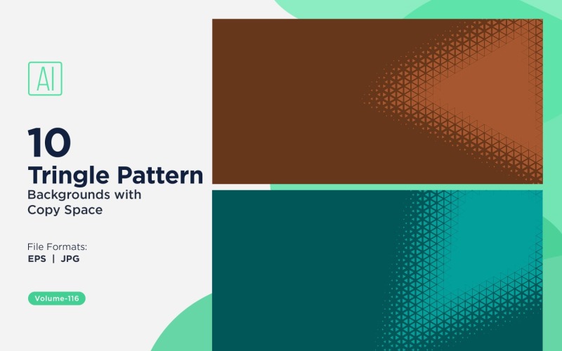 Motif de triangles dynamiques pour projets créatifs 116