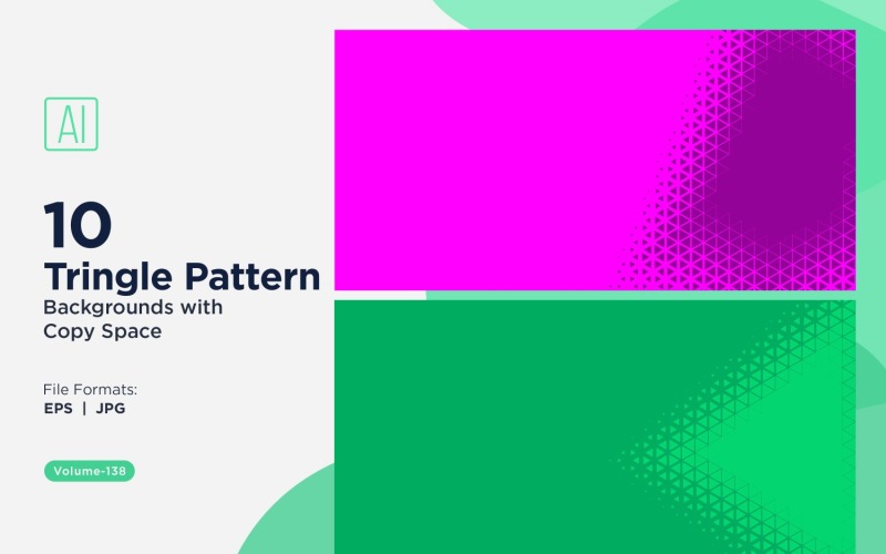 Motif de triangles dynamiques pour projets créatifs 138