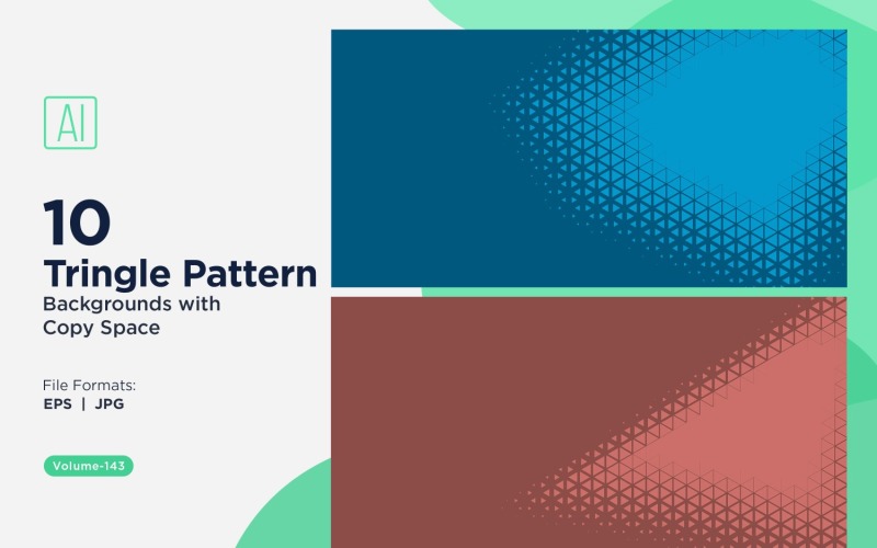 Motif de triangles dynamiques pour projets créatifs 143