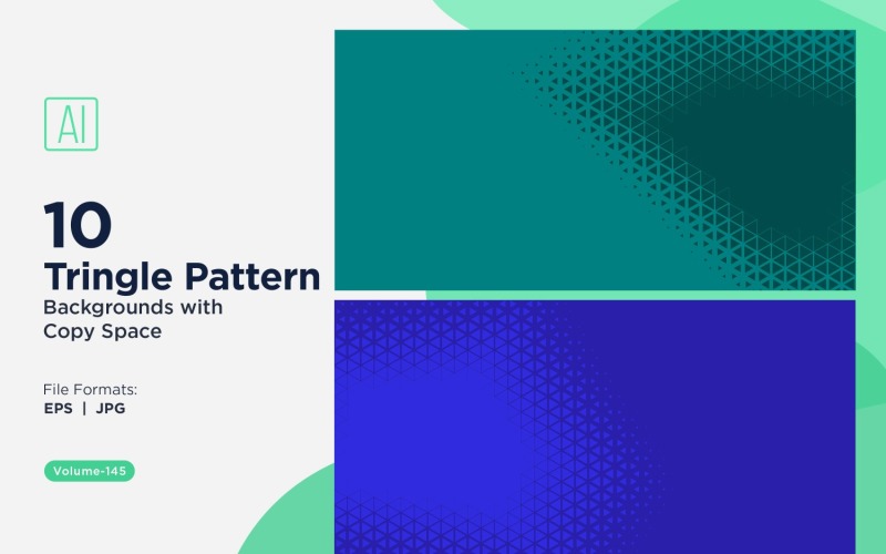 Motif de triangles dynamiques pour projets créatifs 145