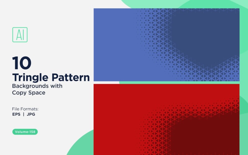 Motif de triangles dynamiques pour projets créatifs 158