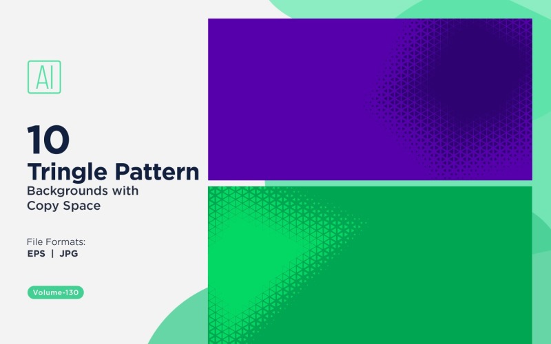 Padrão de triângulos dinâmicos para projetos criativos 130