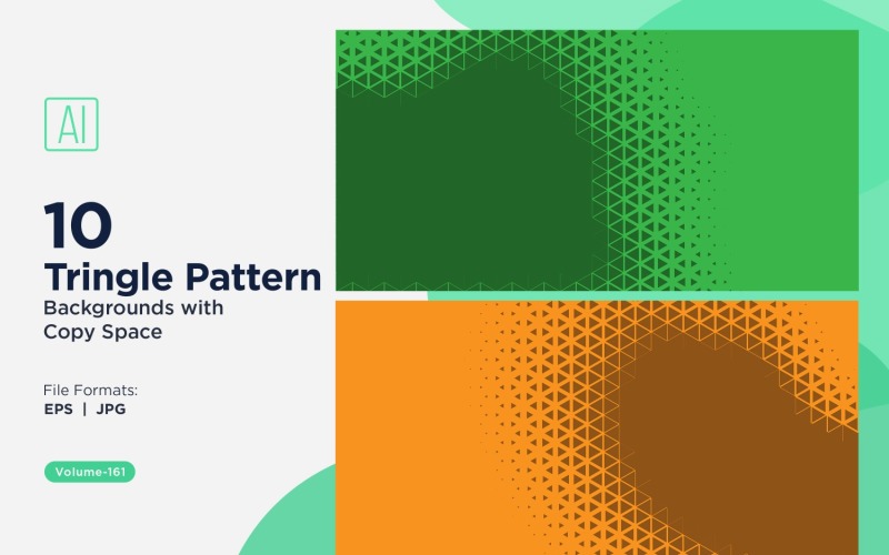 Yaratıcı Projeler için Dinamik Üçgen Desen Arka Planı 161