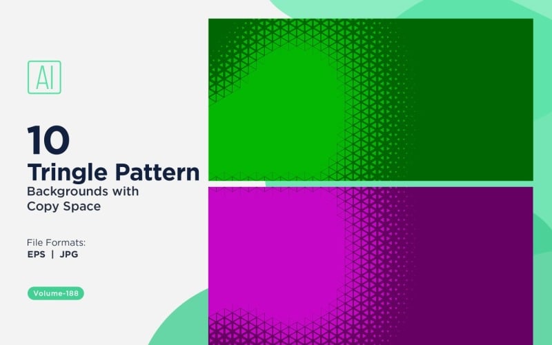 Dynamic Triangles Pattern Background for Creative Projects 188